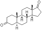 structure of CAS# 846-46-8, 5a-雄甾烷二酮