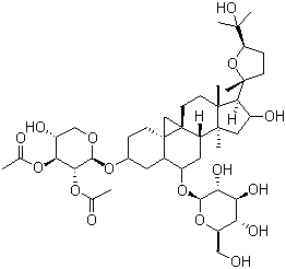 structure of CAS# 84680-75-1, 黄芪皂苷 I