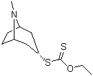 CAS 登录号：847976-84-5, 托品醇-3-黄酸酯, O-乙基二硫代碳酸 S-(8-甲基-8-氮杂双环[3.2.1]辛-3-基)酯