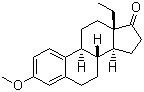 CAS 登录号：848-04-4, 乙基三烯酮, 18-甲基-3-甲氧基-1,3,5(10)-雌甾三烯-17-酮