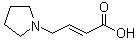 structure of CAS# 848185-03-5, (E)-4-(Pyrrolidin-1-yl)but-2-enoic acid