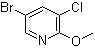 structure of CAS# 848366-28-9, 2-Methoxy-3-chloro-5-bromopyridine