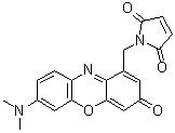 CAS 登录号：848674-69-1, 1-[[7-(二甲基氨基)-3-氧代-3H-吩恶嗪-1-基]甲基]-1H-吡咯-2,5-二酮