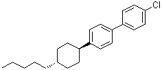 CAS 登录号：84868-00-8, 4-氯-4'-(反式-4-戊基环己基)-1,1'-联苯