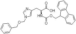 structure of CAS# 84891-19-0, N-Fmoc-N'-苄氧基甲基-L-组氨酸