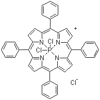 structure of CAS# 84896-72-0, Dichlorophosphorus tetraphenylporphyrin chloride
