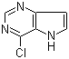 structure of CAS# 84905-80-6, 4-Chloro-5H-pyrrolo[3,2-d]pyrimidine
