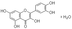 structure of CAS# 849061-97-8, 槲皮素水合物