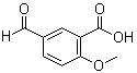 structure of CAS# 84923-70-6, 2-甲氧基-5-甲酰基苯甲酸