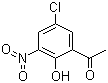 structure of CAS# 84942-40-5, 5'-Chloro-2'-hydroxy-3'-nitroacetophenone