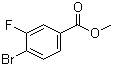 structure of CAS# 849758-12-9, 4-溴-3-氟苯甲酸甲酯