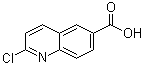 structure of CAS# 849996-80-1, 2-Chloro-6-quinolinecarboxylic acid