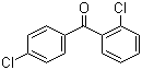 structure of CAS# 85-29-0, 2,4'-Dichlorobenzophenone