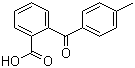 structure of CAS# 85-55-2, 2-(对甲苯甲酰基)苯甲酸