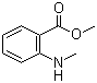 structure of CAS# 85-91-6, 2-(甲氨基)苯甲酸甲酯