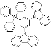 CAS # 850221-63-5, [3,5-Di(9H-carbazol-9-yl)phenyl]triphenylsilane, SimCP