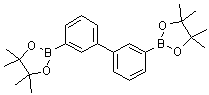 CAS # 850264-92-5, 3,3'-Bis(4,4,5,5-tetramethyl-1,3,2-dioxaborolan-2-Yl)-1,1'-biphenyl, 2,2'-[1,1'-Biphenyl]-3,3'-diylbis[4,4,5,5-tetramethyl-1,3,2-dioxaborolane], 3,3'-Bis(pinacolatoboranyl)biphenyl