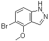 structure of CAS# 850363-67-6, 5-Bromo-4-methoxy-1H-indazole