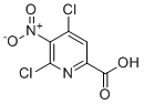 structure of CAS# 850544-26-2, 4,6-Dichloro-5-nitro-2-pyridinecarboxylic acid