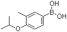 structure of CAS# 850568-09-1, 4-异丙氧基-3-甲基苯硼酸