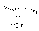 structure of CAS# 85068-32-2, 3,5-双(三氟甲基)苯乙腈