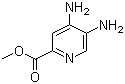 structure of CAS# 850689-13-3, 4,5-Diaminopicolinic acid methyl ester