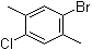 structure of CAS# 85072-44-2, 1-Bromo-4-chloro-2,5-dimethylbenzene