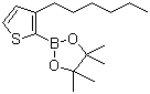 structure of CAS# 850881-09-3, 3-己基噻吩-2-硼酸频哪醇酯