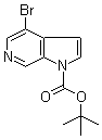 structure of CAS# 850892-97-6, tert-Butyl 4-bromo-1H-pyrrolo[2,3-c]pyridine-1-carboxylate