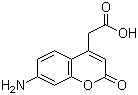 structure of CAS# 85157-21-7, 7-氨基-4-羧甲基香豆素
