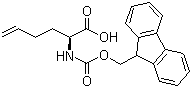 structure of CAS# 851909-08-5, (2S)-2-[[(9H-芴-9-基甲氧基)羰基]氨基]-5-己烯酸