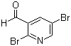 structure of CAS# 852181-11-4, 2,5-二溴烟醛