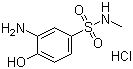 structure of CAS# 85237-56-5, 3-氨基-4-羟基-N-甲基苯磺酰胺盐酸盐
