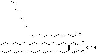 CAS # 85252-28-4, 2-Hydroxy-5,6-ditetradecyl-1,3,2-benzodioxaborole compd. with (Z)-9-octadecen-1-amine (1:1)