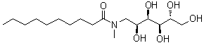 structure of CAS# 85261-20-7, N-Methyl-N-decanoylglucamine
