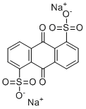 structure of CAS# 853-35-0, 9,10-二氢-9,10-二氧代-1,5-蒽二磺酸二钠盐