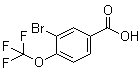 structure of CAS# 85373-96-2, 3-溴-4-(三氟甲氧基)苯甲酸