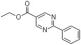 structure of CAS# 85386-14-7, 2-Phenyl-5-pyrimidinecarboxylic acid ethyl ester