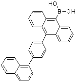 structure of CAS# 853945-50-3, 10-(4-(1-Naphthenyl)phenyl)anthracene-9-boric acid