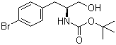 structure of CAS# 854760-84-2, N-Boc-L-4-溴苯丙氨醇