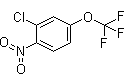 structure of CAS# 85578-47-8, 2-氯-1-硝基-4-(三氟甲氧基)苯
