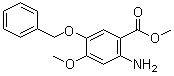 structure of CAS# 855793-63-4, Methyl 2-amino-5-(benzyloxy)-4-methoxybenzoate