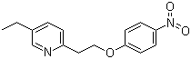 structure of CAS# 85583-54-6, 4-[2-(5-乙基-2-吡啶基)乙氧基]硝基苯