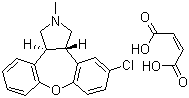 structure of CAS# 85650-56-2, Asenapine maleate