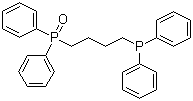 structure of CAS# 85686-00-6, 1,4-双(二苯基膦)丁烷