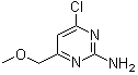 structure of CAS# 856972-65-1, 4-氯-6-(甲氧基甲基)-2-嘧啶胺