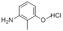 structure of CAS# 857195-15-4, 2-Methyl-3-Methoxyaniline hydrochlorIde