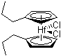 structure of CAS# 85722-06-1, 二(丙基环戊二烯基)铪二氯化物