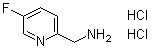 structure of CAS# 859164-78-6, 2-Aminomethyl-5-fluoropyridine dihydrochloride