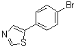 CAS # 859471-62-8, 5-(4-Bromophenyl)thiazole